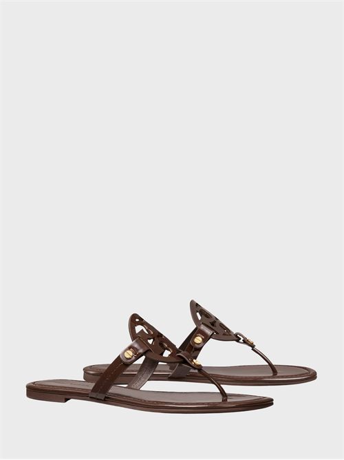 Miller sandal in patent leather with logo detail TORY BURCH | 50008647212